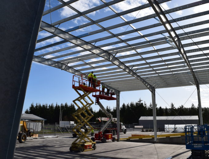 Covered Box Storage Steel Building at NAS Whidbey Island