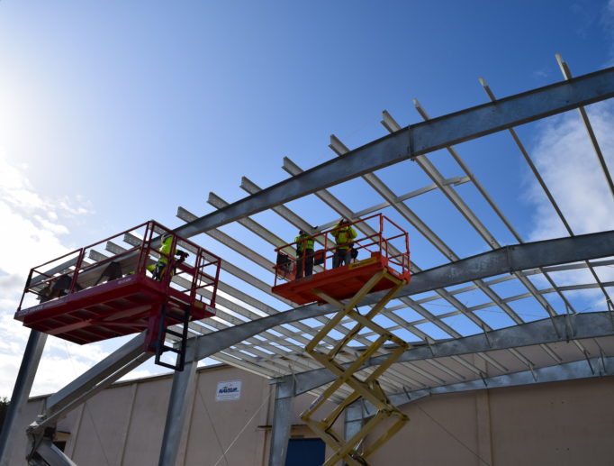 Covered Box Storage Steel Building at NAS Whidbey Island