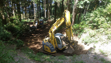 Twin Lakes Slide Repair Naval Radio Station Jim Creek Arlington WA