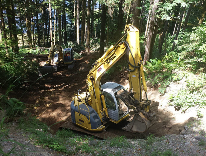 Twin Lakes Slide Repair Naval Radio Station Jim Creek Arlington WA