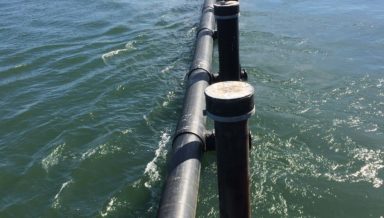 HDPE Debris Deflector at Naval Station Everett